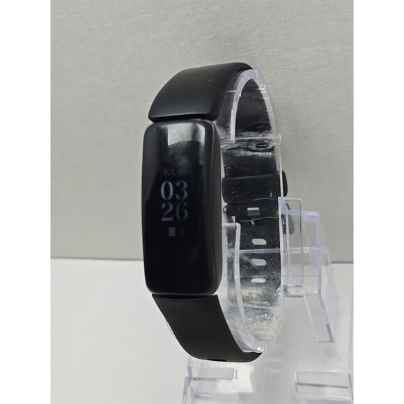 Fitbit Inspire 2 Fitness Tracker Black Heart Rate Monitor Tested No Charger - Picture 2 of 11